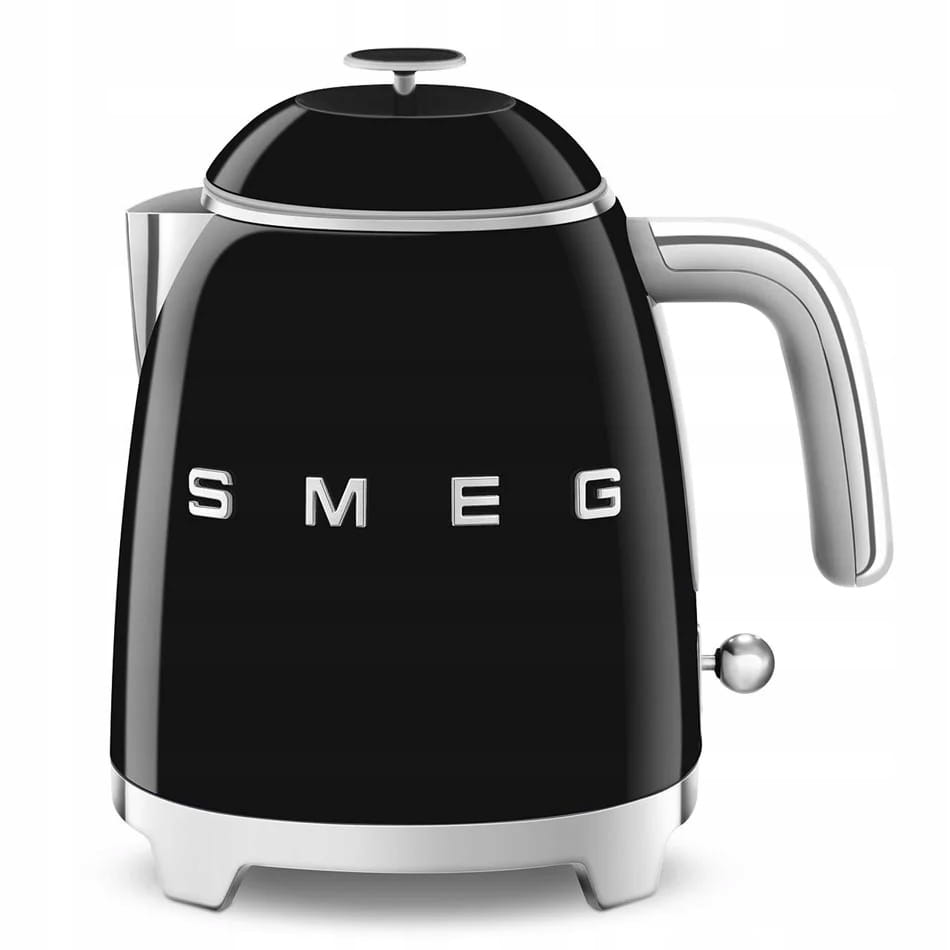 Mini rýchlovarná kanvica Smeg Klf05Bleu 1400 w čierna Loft Kuchyňa 0,8 l