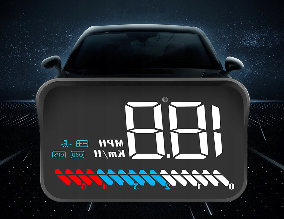 HUD M7 WYSWIETLACZ PROJEKTOR UNIWERSALNY DO AUTA EAN 5903815301056