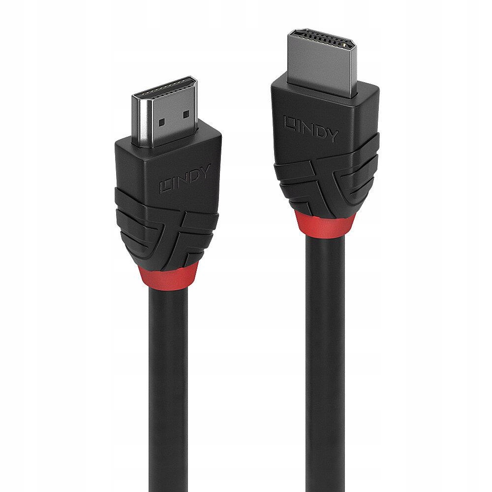 Lindy Kabel Hdmi Ultra High Speed M/M Do Tv 4K 8K PS5 Xbox Series X Czarny