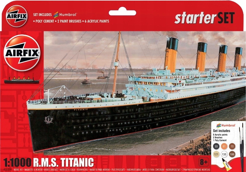 Airfix 55314 Starter Set Rms Titanic 1:1000