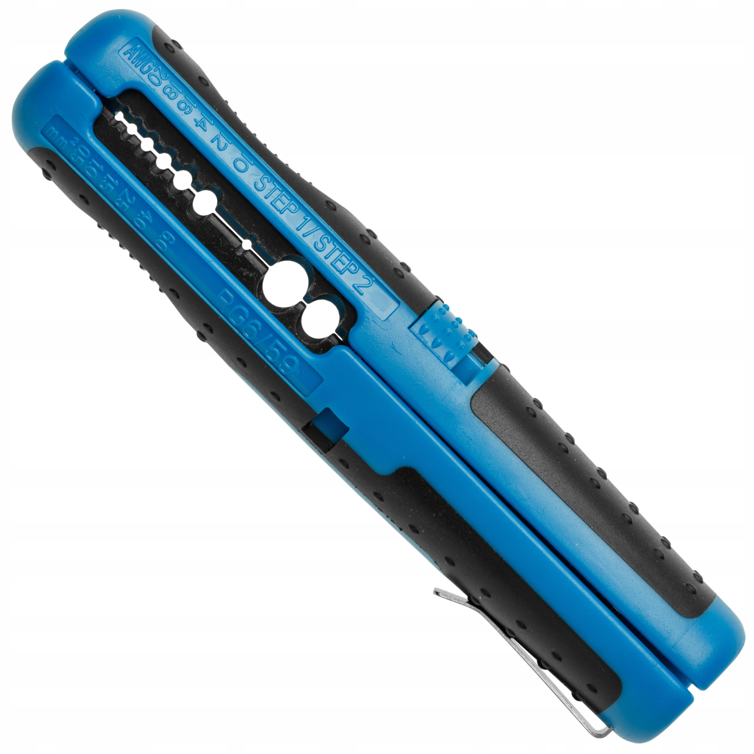 ŚCIĄGACZ DO IZOLACJI 0,5 mm² - 6 mm² DO KABLI PRZEWODÓW HOGERT HT1P102 Kolor niebieski