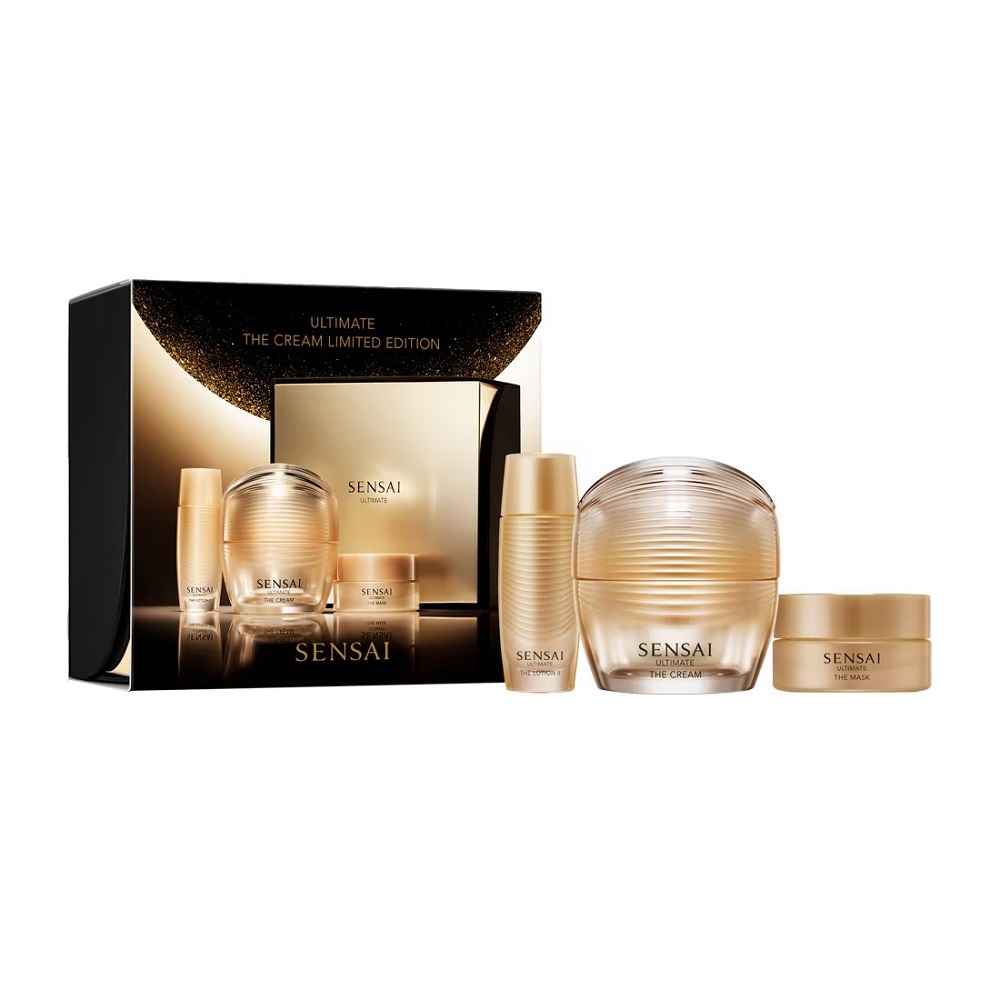 Sensai Ultimate krém na obličej 40 ml výživný balzám 16 ml maska 15 ml