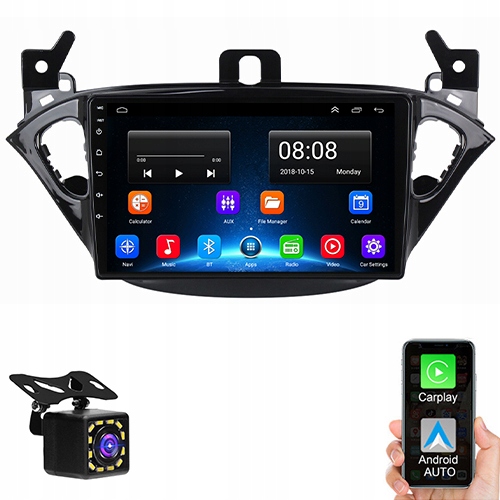 Rádio Gps Android Opel Corsa E Adam 2014-2019 2+64GB Cúvacia Kamera Carplay