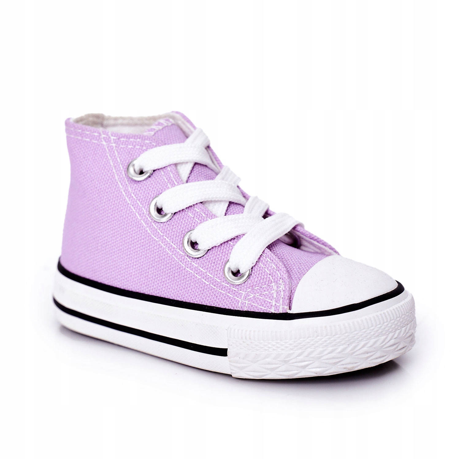 

Wysokie Dziecięce Trampki Tenisówki Fioletowe 32