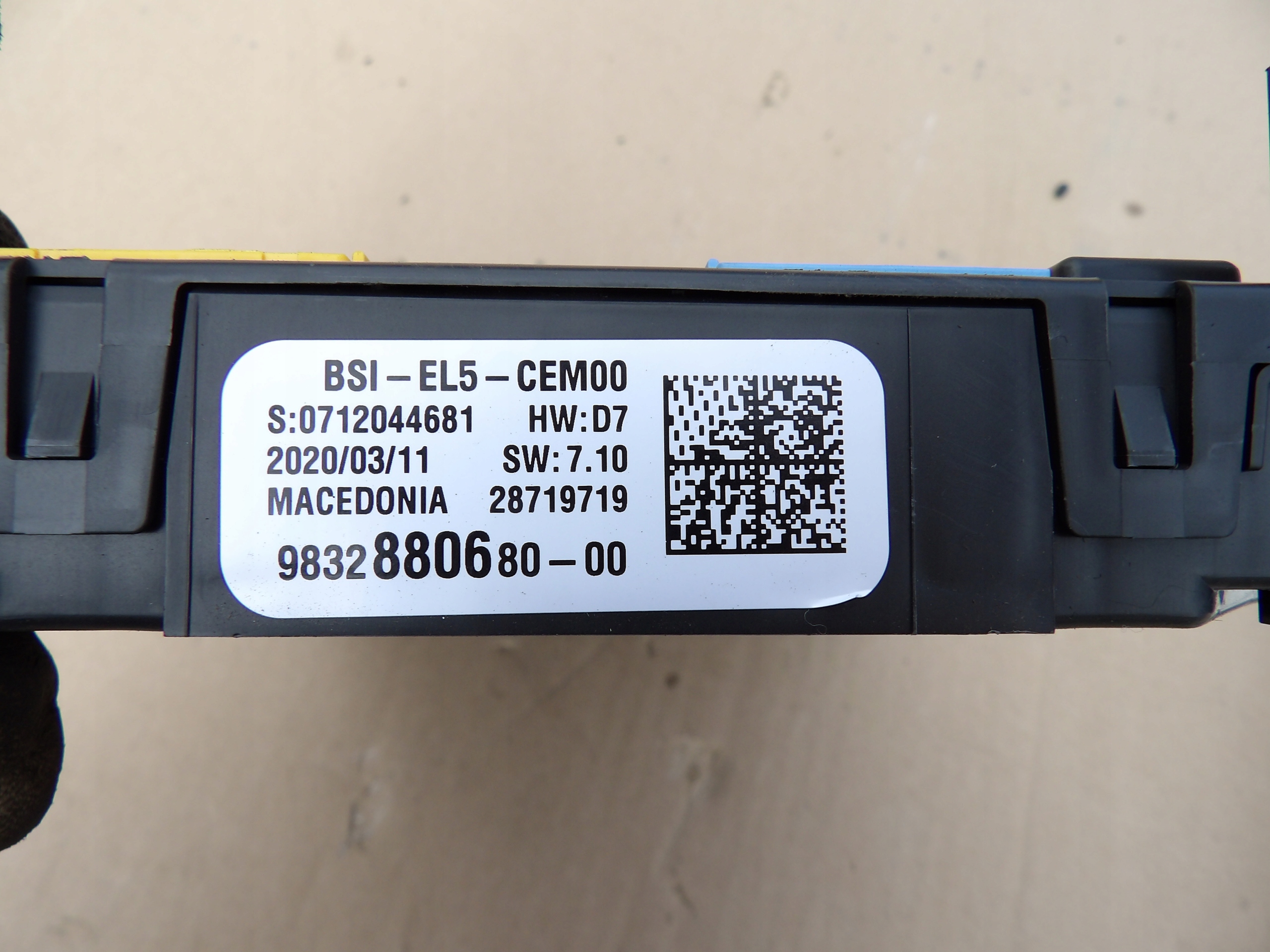 PEUGEOT CITROEN MODUŁ BSI CEM 9832880680-00 Producent części Delphi