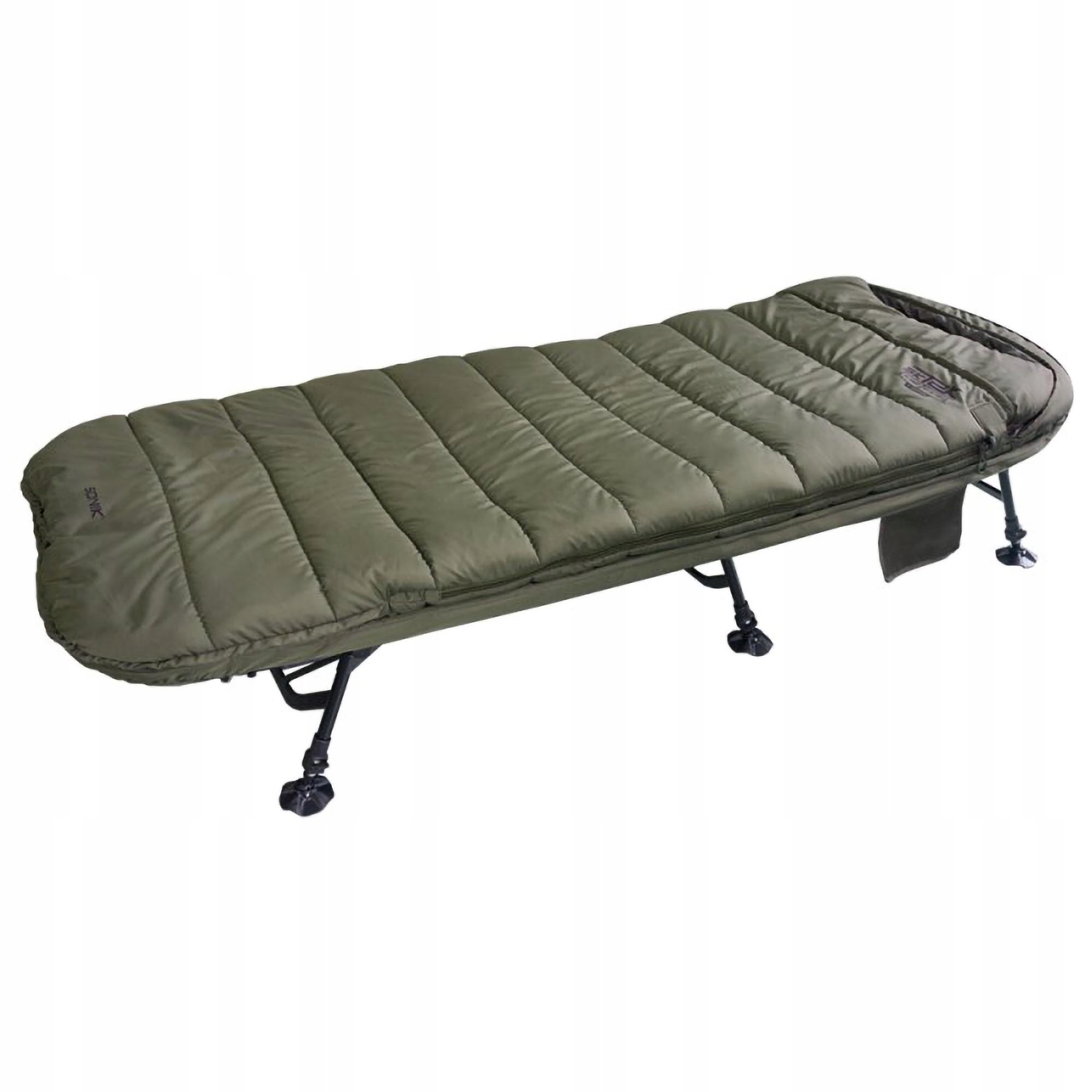 Kaprová rybářská postel se spacím pytlem Sonik Sk-tek 5 Season Sleep System