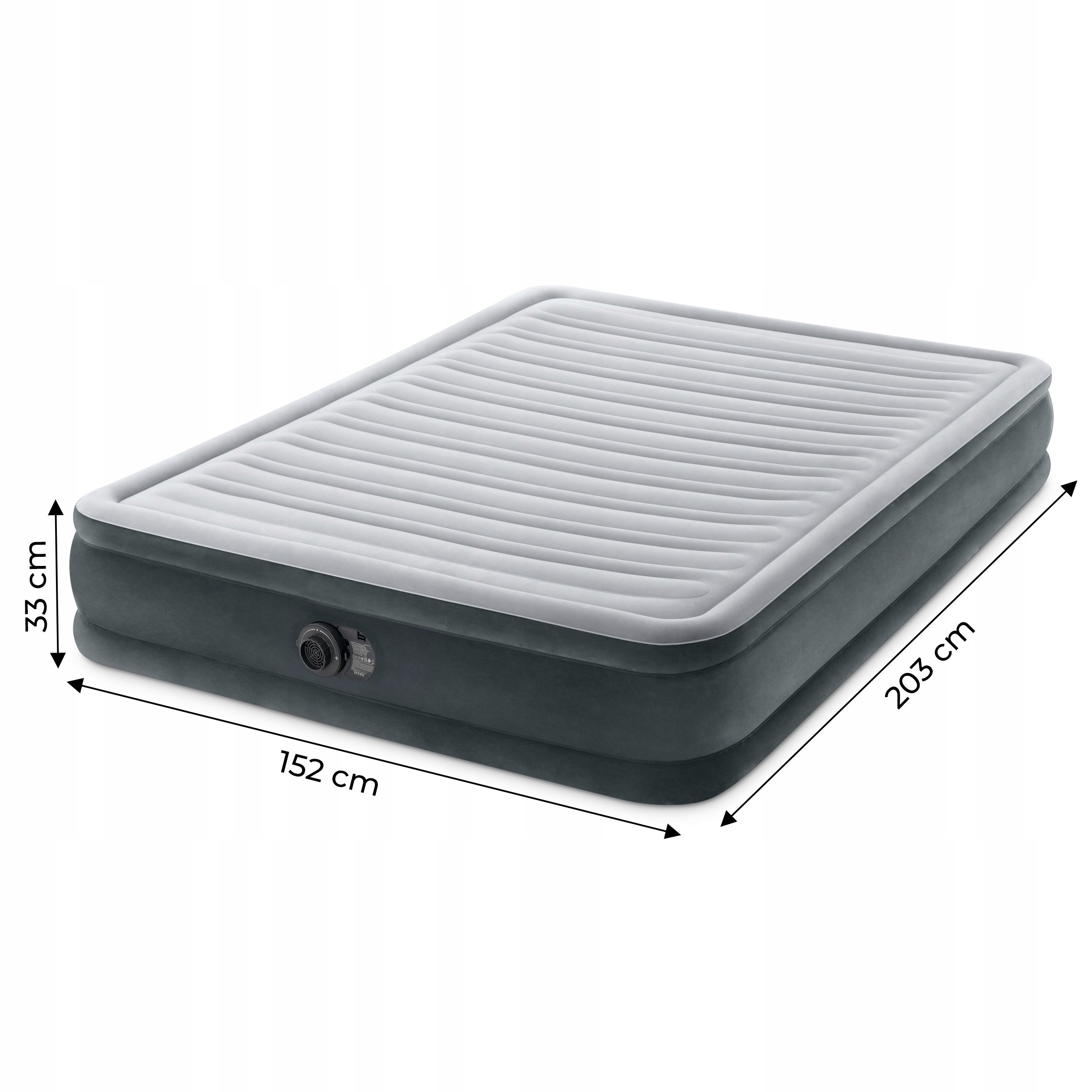Materac dmuchany 203x152cm z pompką Intex 67770 Model 67770