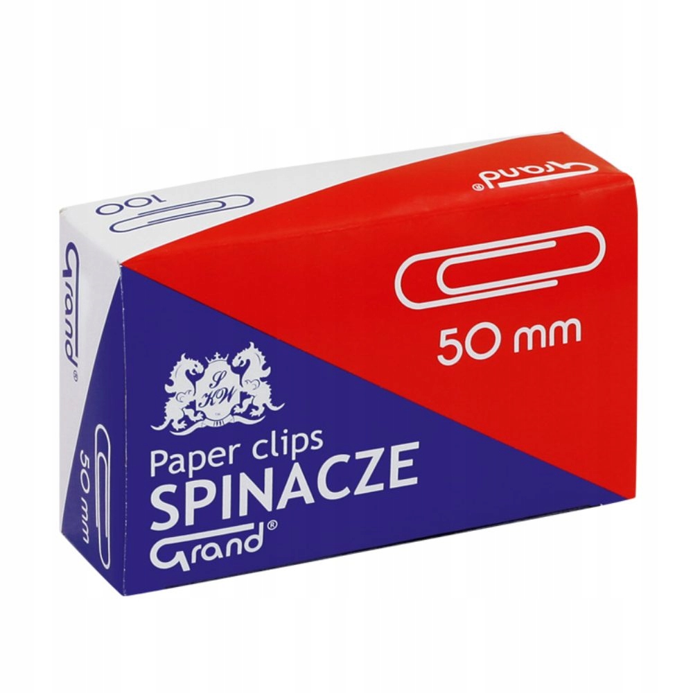 

Spinacze Okrągłe Grand 50mm Srebrne 100szt