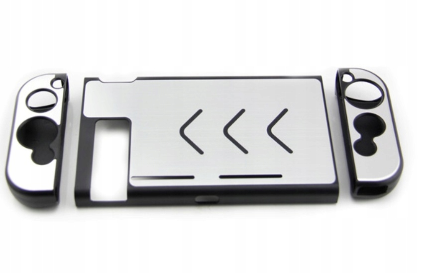 IRIS Pancerz etui armor case tworzywo + aluminium na Switch v1 v2 srebrny