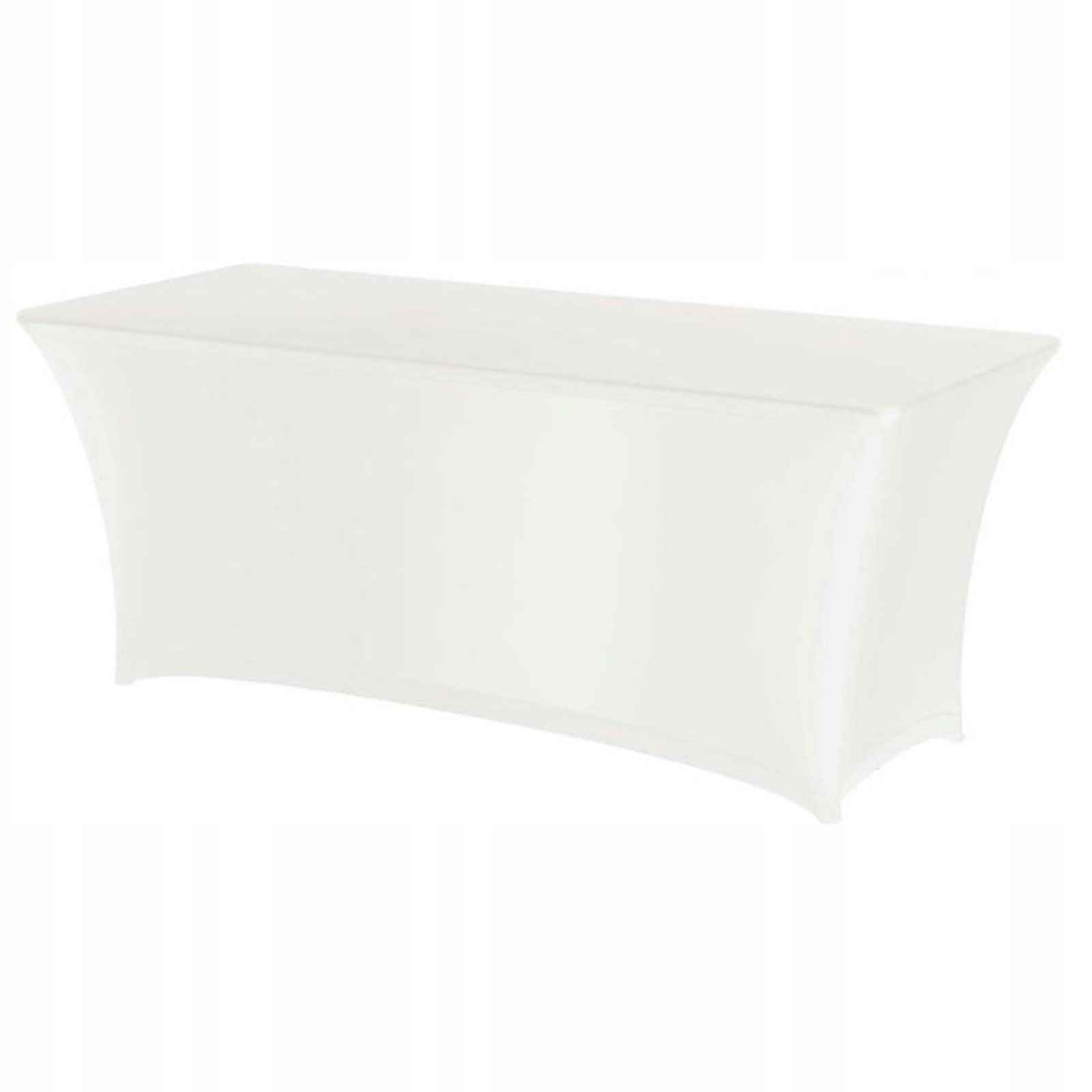 Obdélníkový Ubrus Jersey 120X76 CM Bez Žehlení, Bílý, Gastronomický Hendi