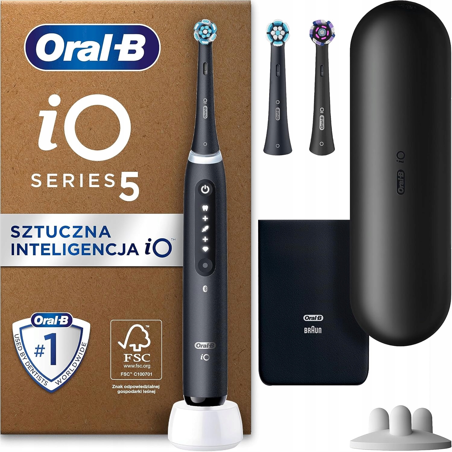 Szczoteczka elektryczna Oral-B iO Series 5 Plus 3 końcówki