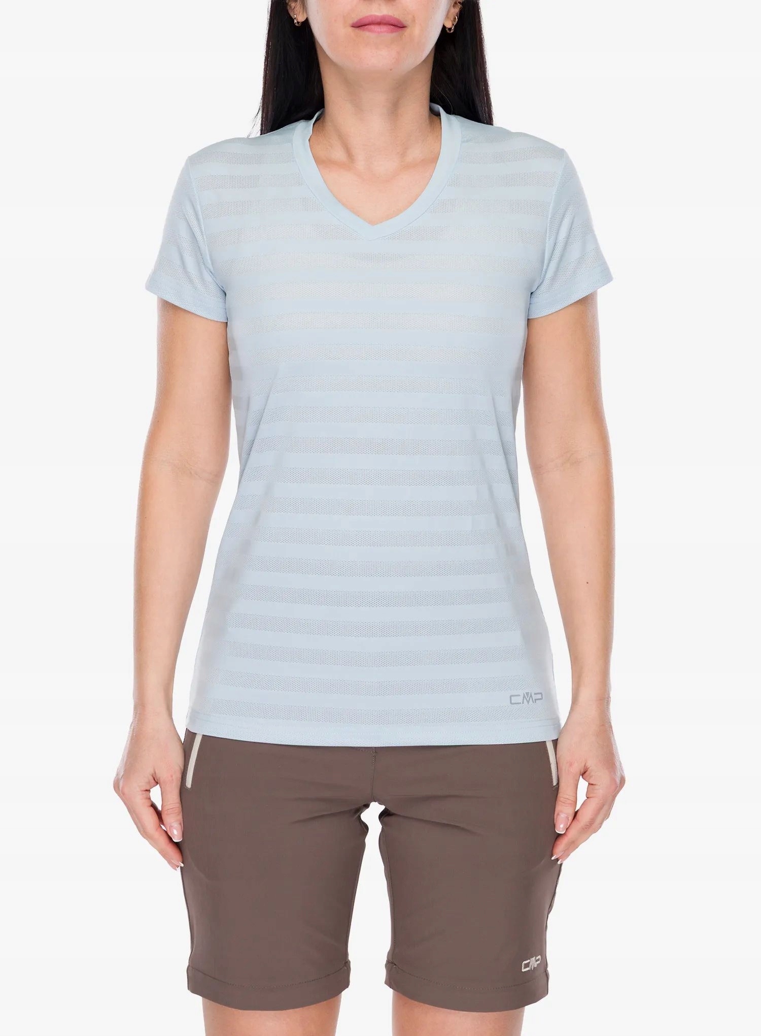 Dámské rychleschnoucí tričko Cmp Velora T-Shirt sky blue 40 (M)