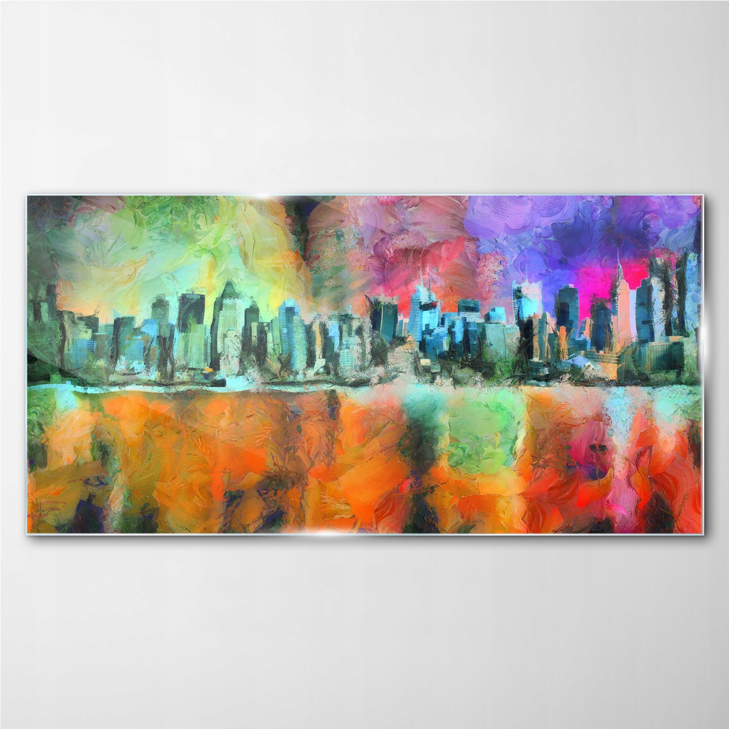 

Obraz szkło hartowane z nadrukiem Miasto 100x50 cm