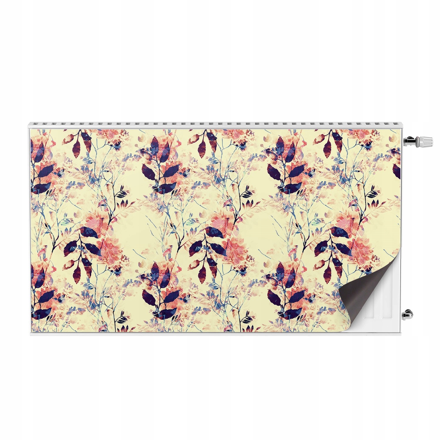 Kryt na radiátor 110x60 Listy větve květ