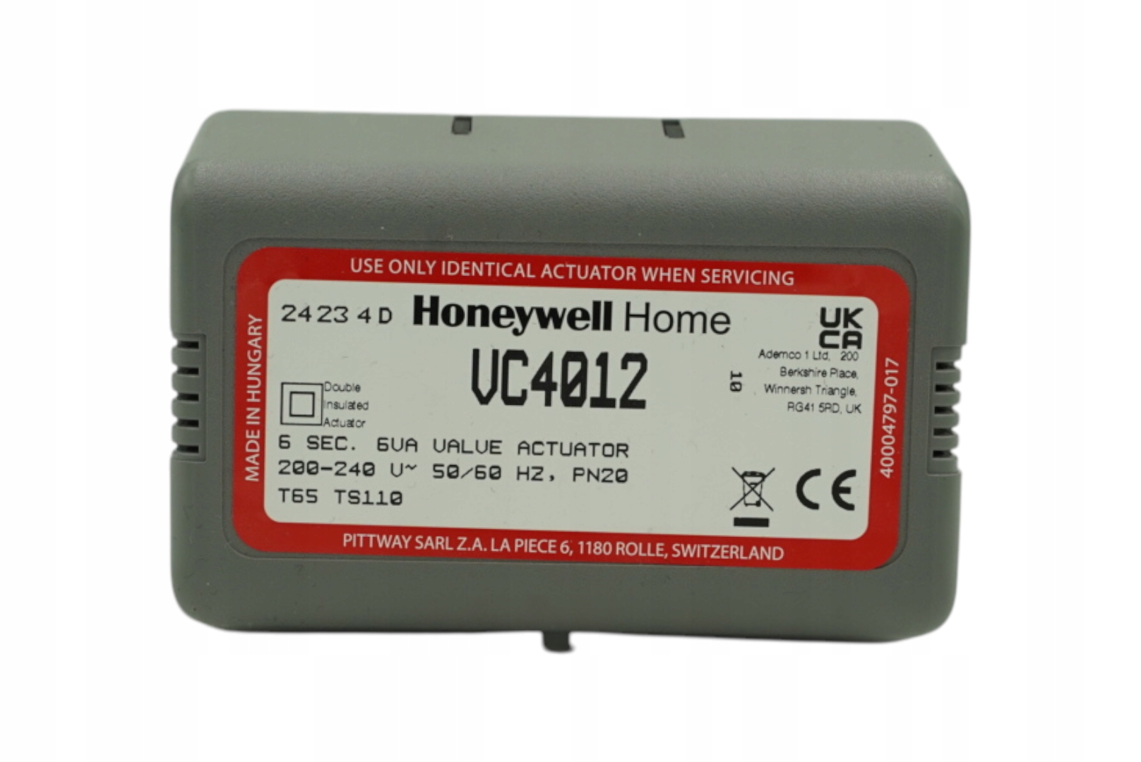 Siłownik Zaworu 230V Honeywell VC4012
