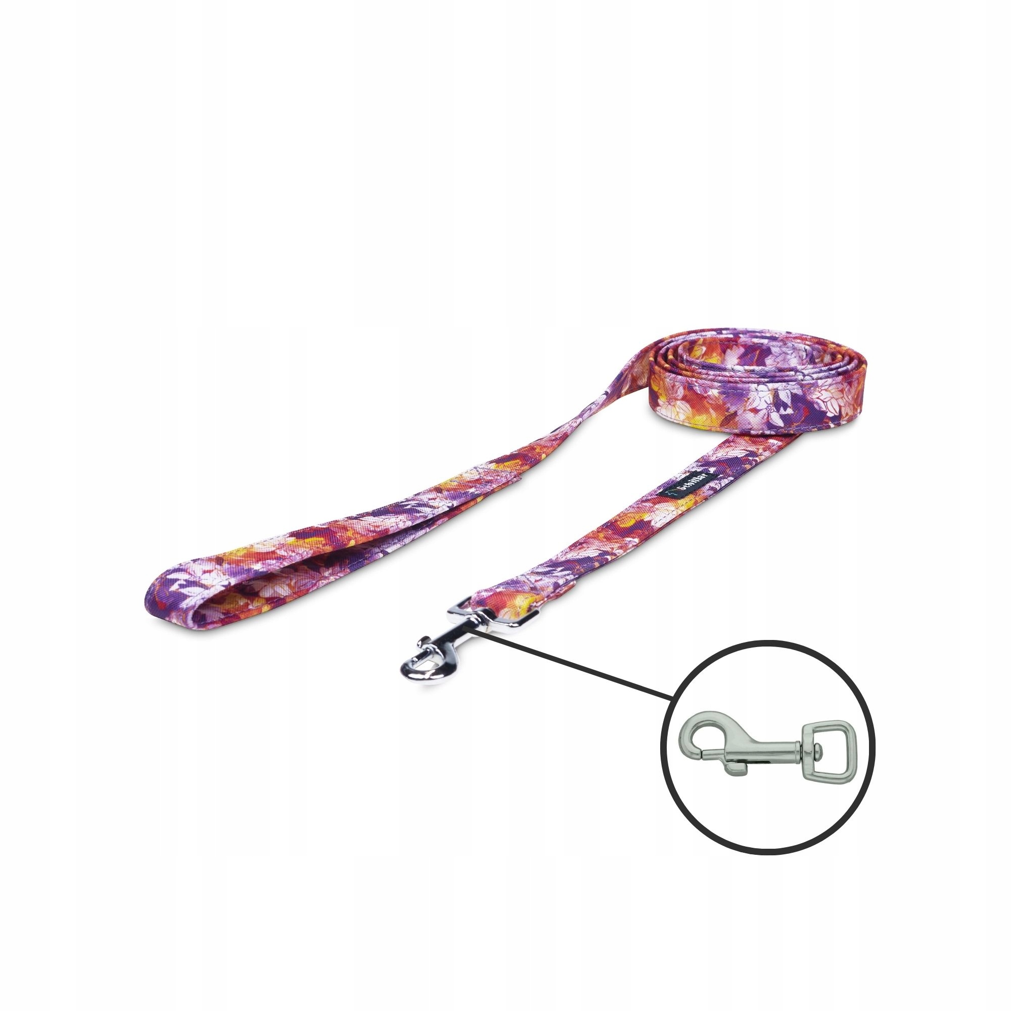 Levně Vodítko městské pro malého psa podzimní květy 150cm 15mm Xxs Xs