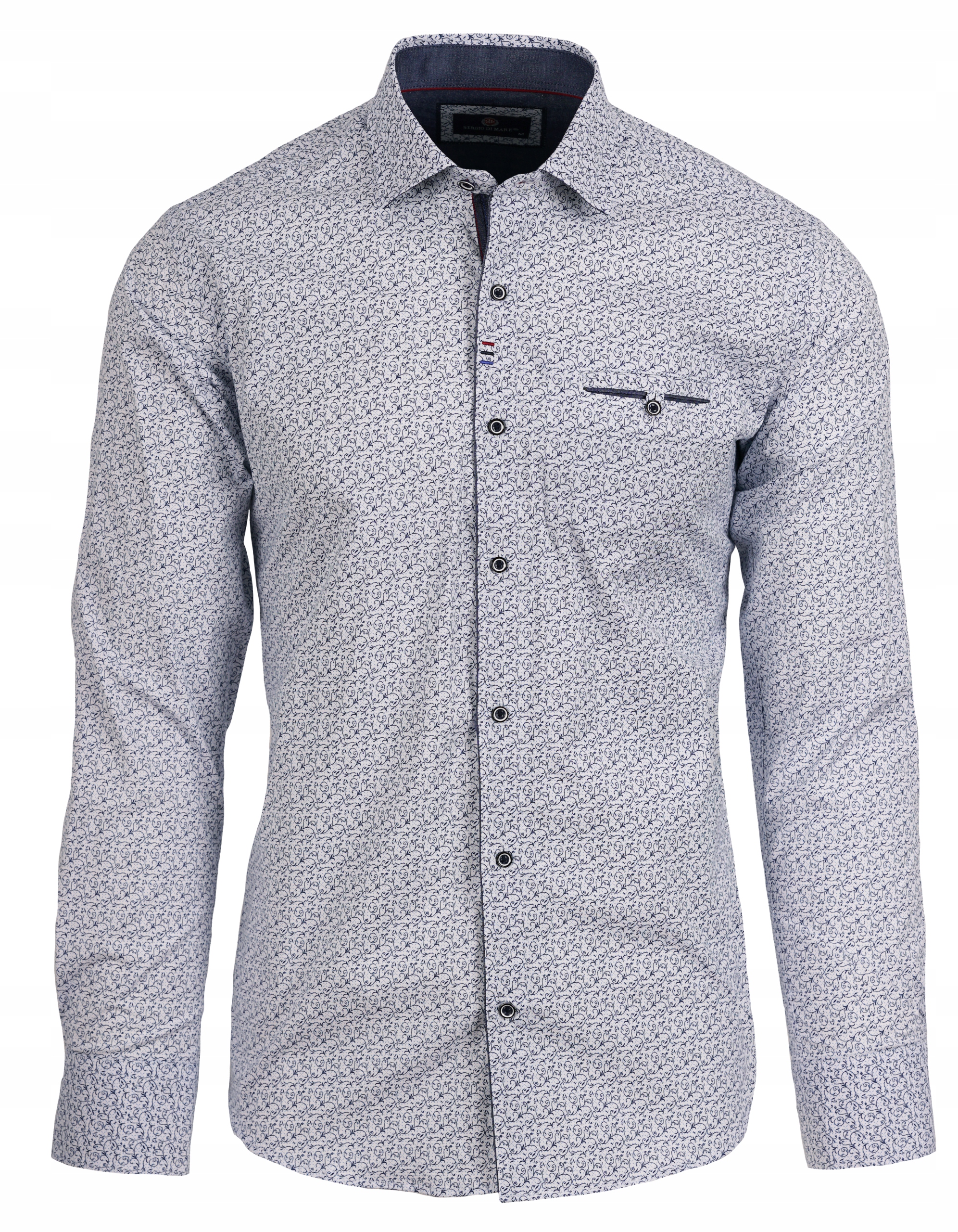 KOSZULA MĘSKA BIAŁA WIZYTOWA ELEGANCKA SLIM CASUAL TURECKA 3XL 47/48 Marka inna