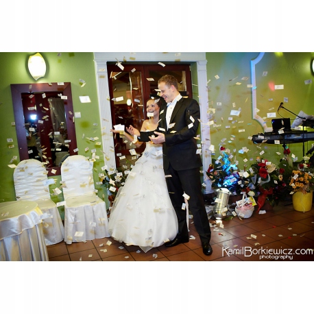 KONFETTI WYSTRZAŁOWE na wesele Marka inny