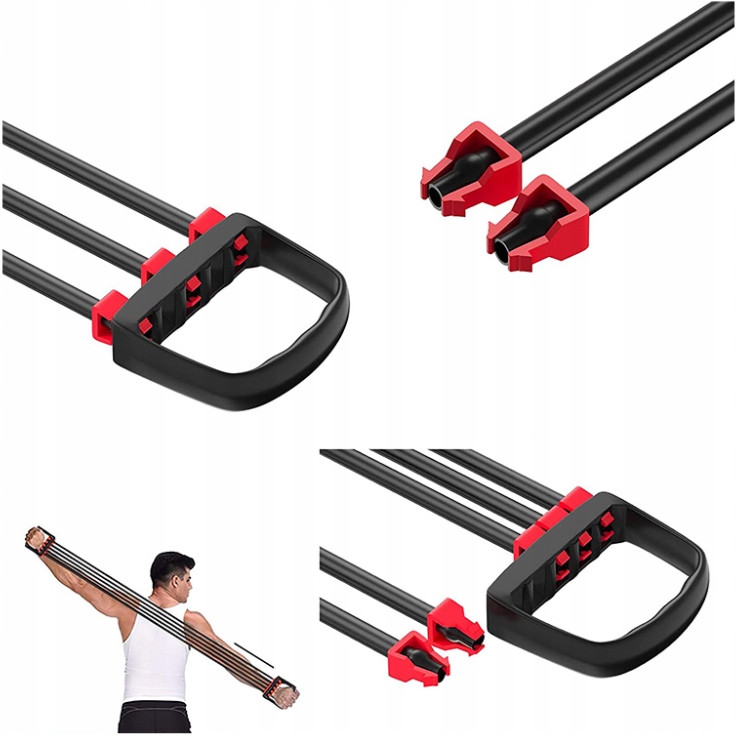 EKSPANDER ZESTAW DO ĆWICZEŃ 5 GUM OPROWYCH FITNESS Marka inna