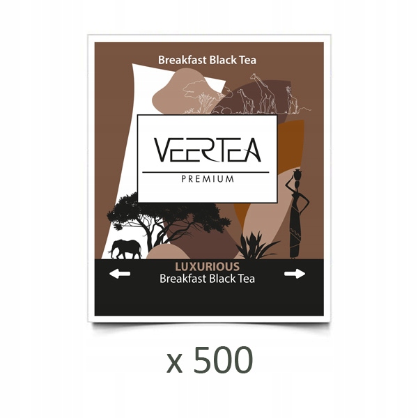 Herbata Veertea Luxurious Breakfast Black Tea w kopertach 500 saszetek