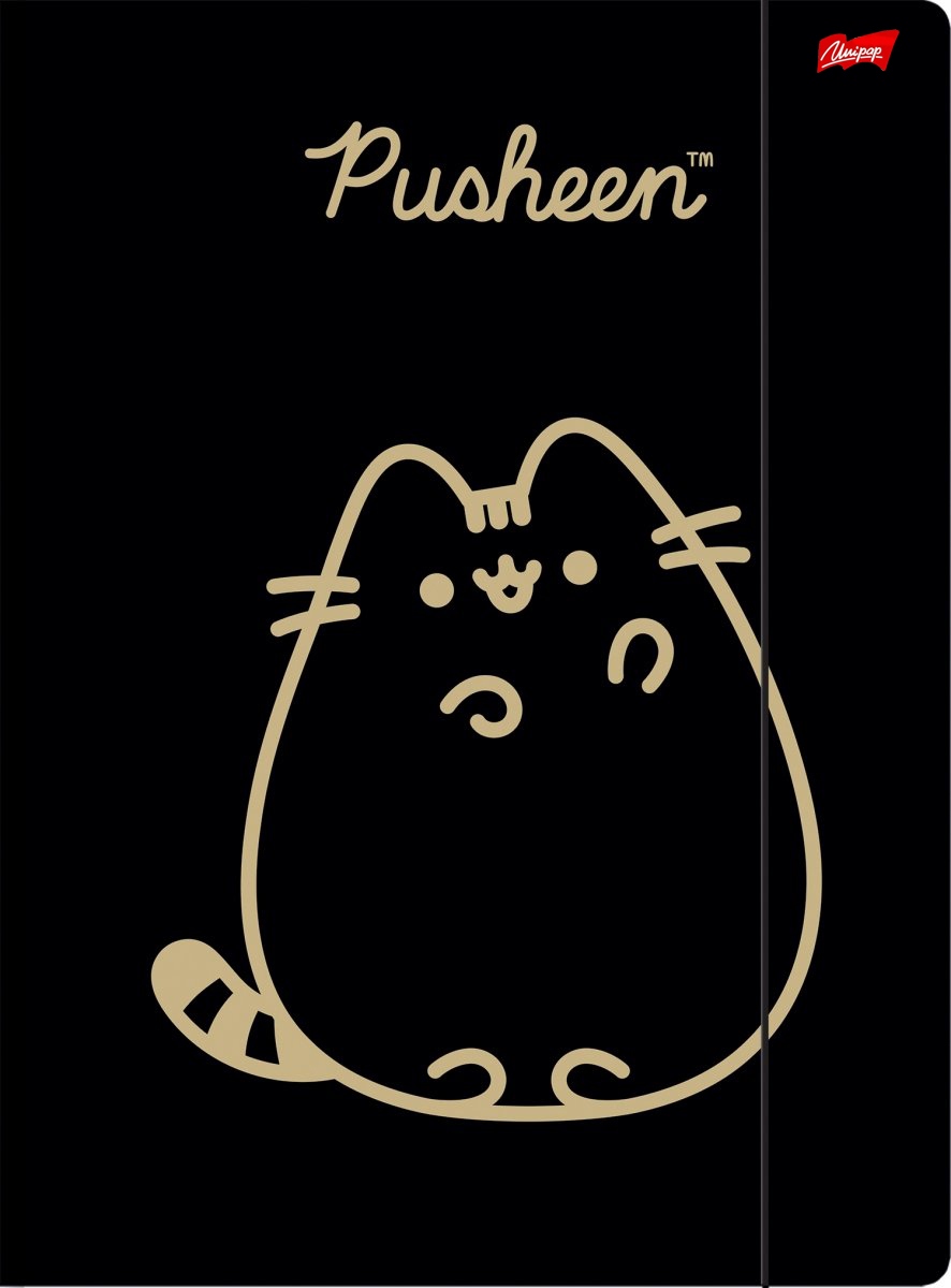 Teczka z gumką A4 Unipap St.Majewski PUSHEEN kotek
