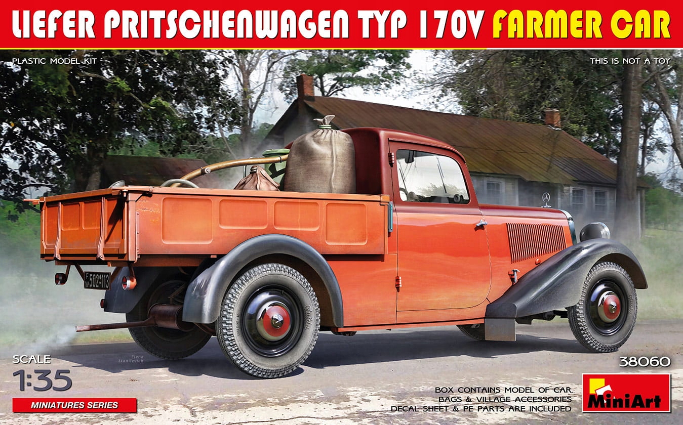 Liefer Pritschenwagen Typ 170v Farmer Car 1:35 MiniArt 38060