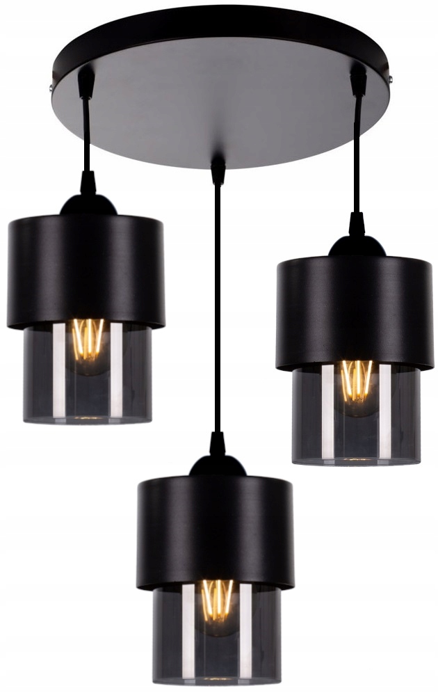 

Szklana Lampa Wisząca Sufitowa Żyrandol Led