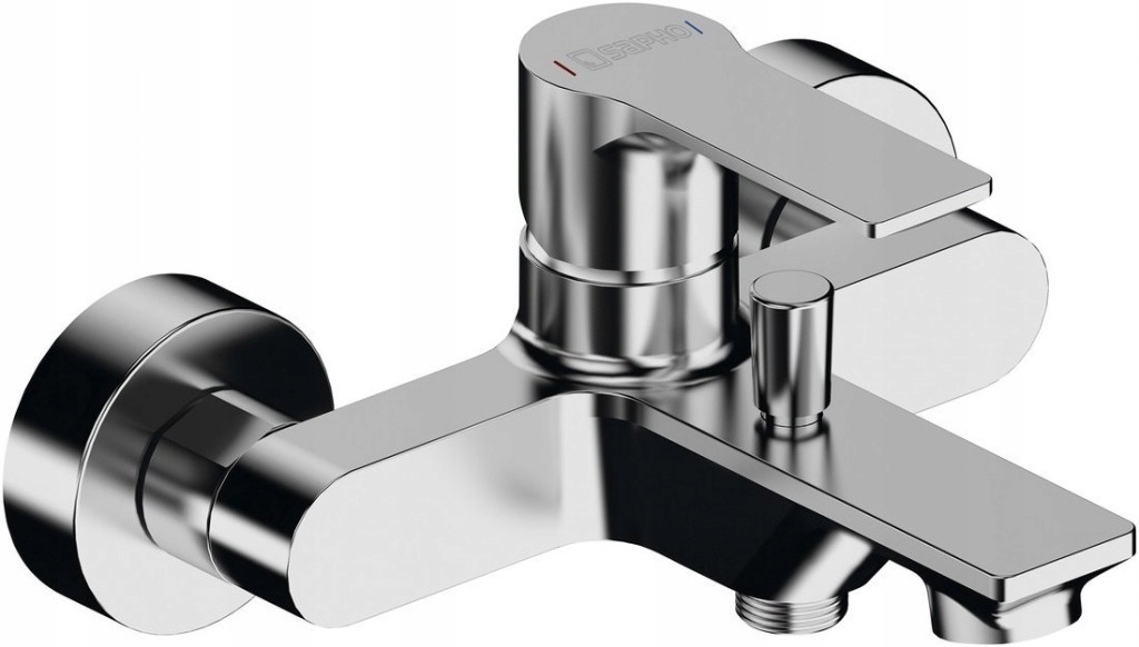 Nástenná vaňová batéria Pax, chróm (XA10) /sm/