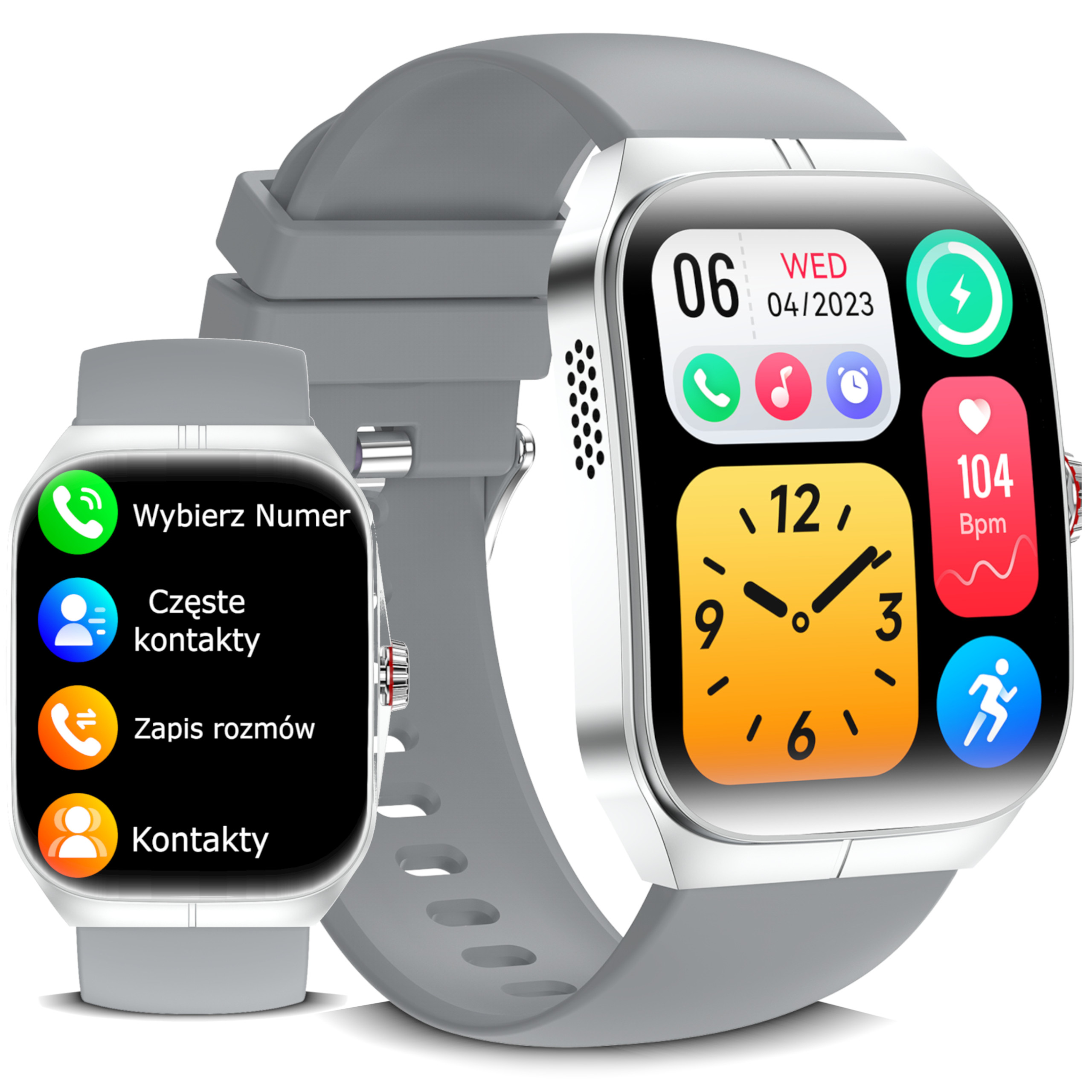 Zegarek Smartwatch Wenom Amoled Bluetooth Sportowy, Wodoodporny Menu Pl