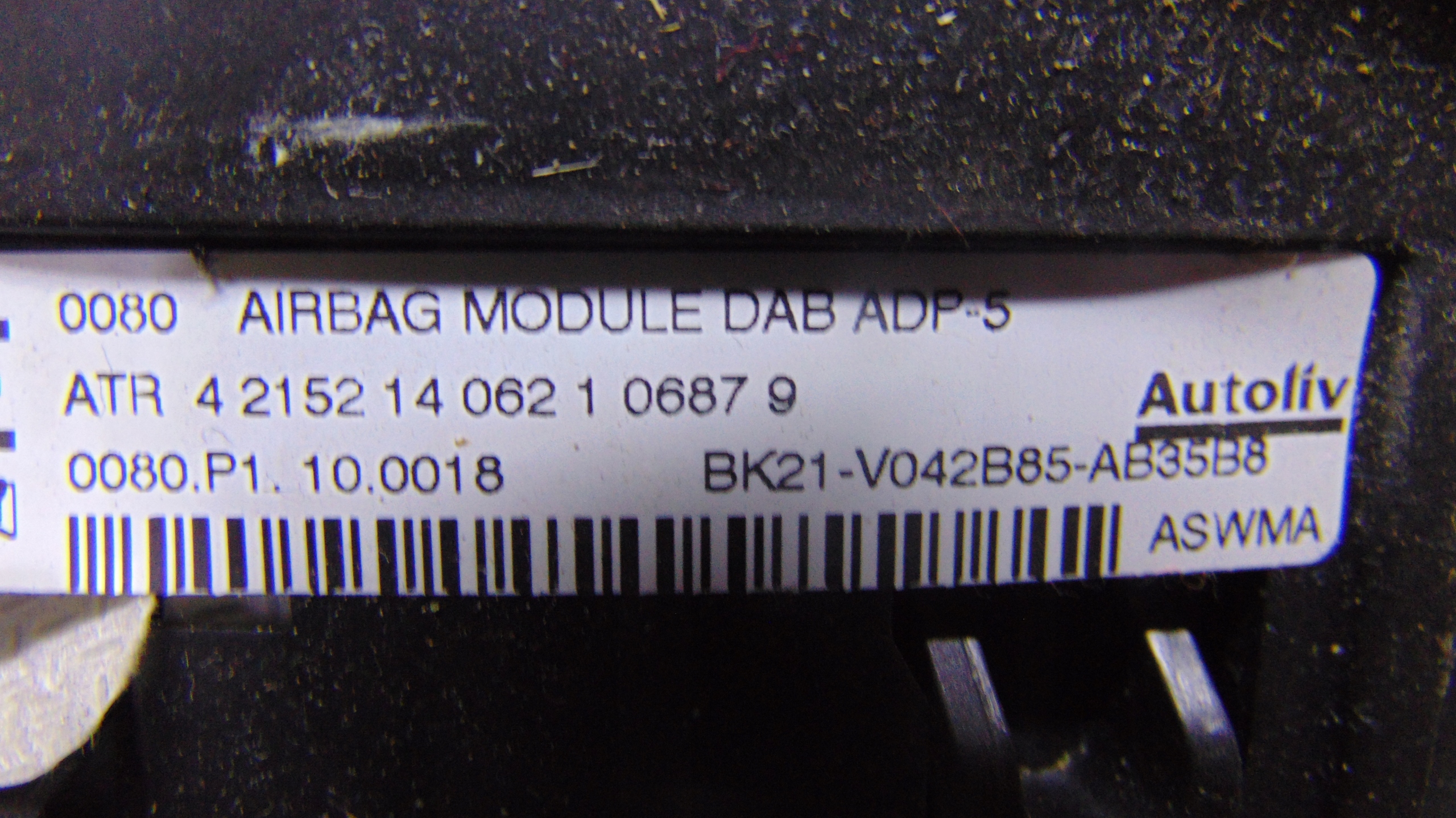 Airbag Volant Airbag FORD TRANSIT CUSTOM 12-20 ROK
