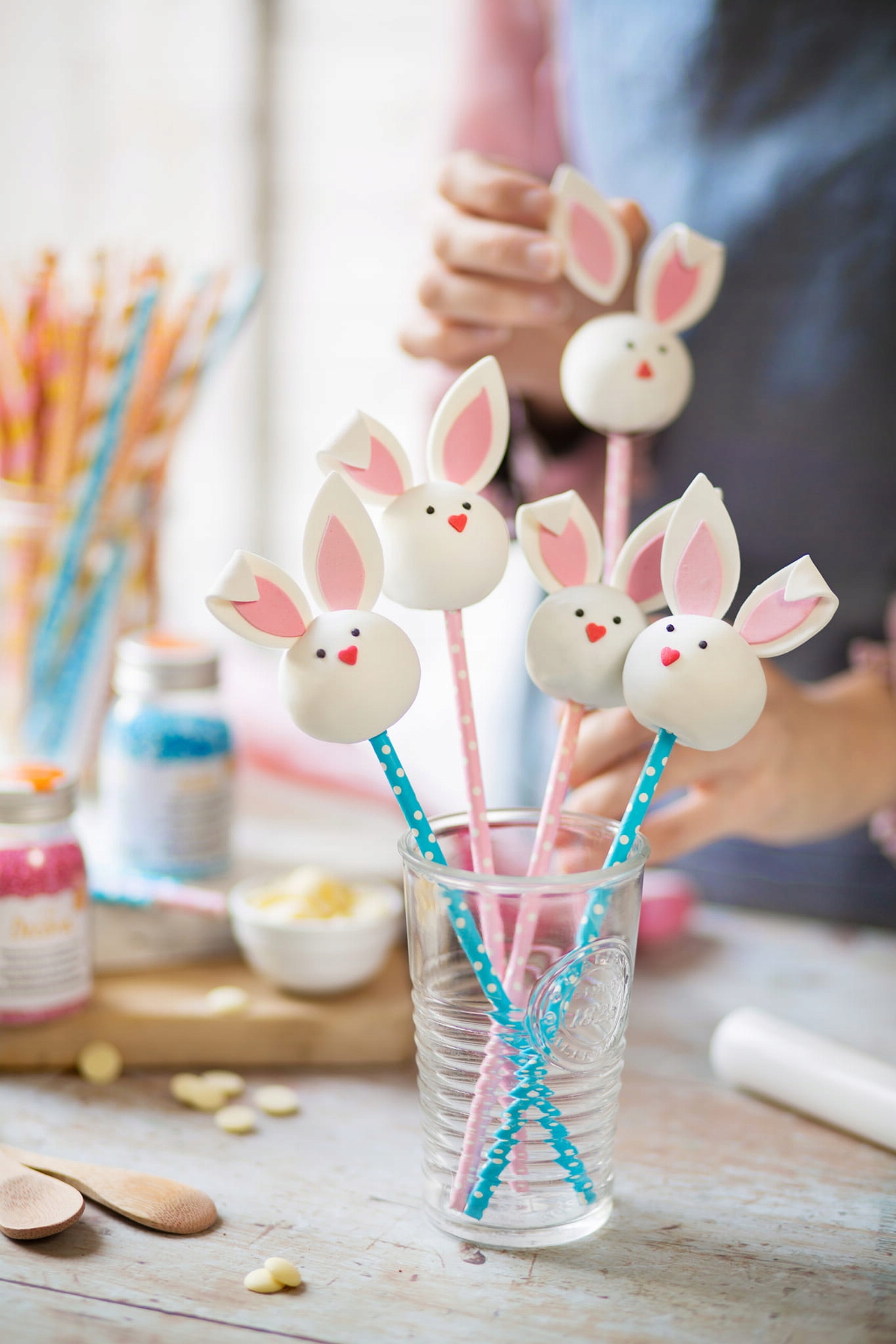 Słomki papierowe WIOSENNE KOLORY MIX 80 szt Marka Decora