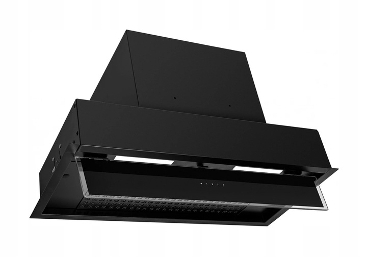Okap Kernau KBH2160B Czarny Rozkładany panel do zabudowy Czarny filtr Led