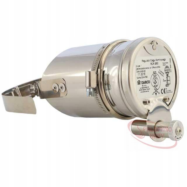 Regulátor komínového ťahu RCR-080 dymovod Ø80-110 mm