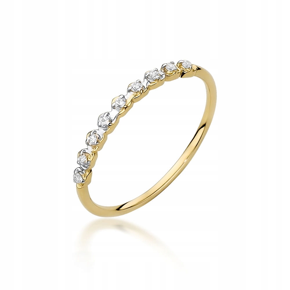 

Pierścionek Złoty Z Brylantami 0,045ct
