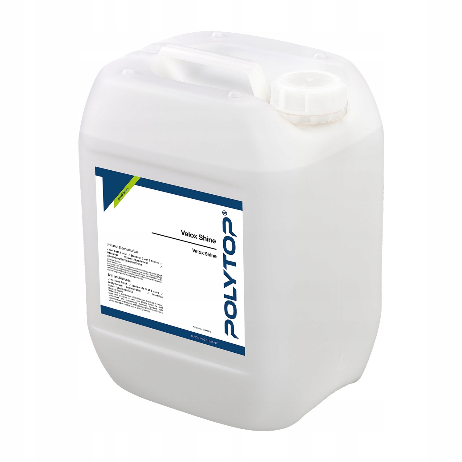 Polytop Velox Shine 10L univerzálny quick detailer