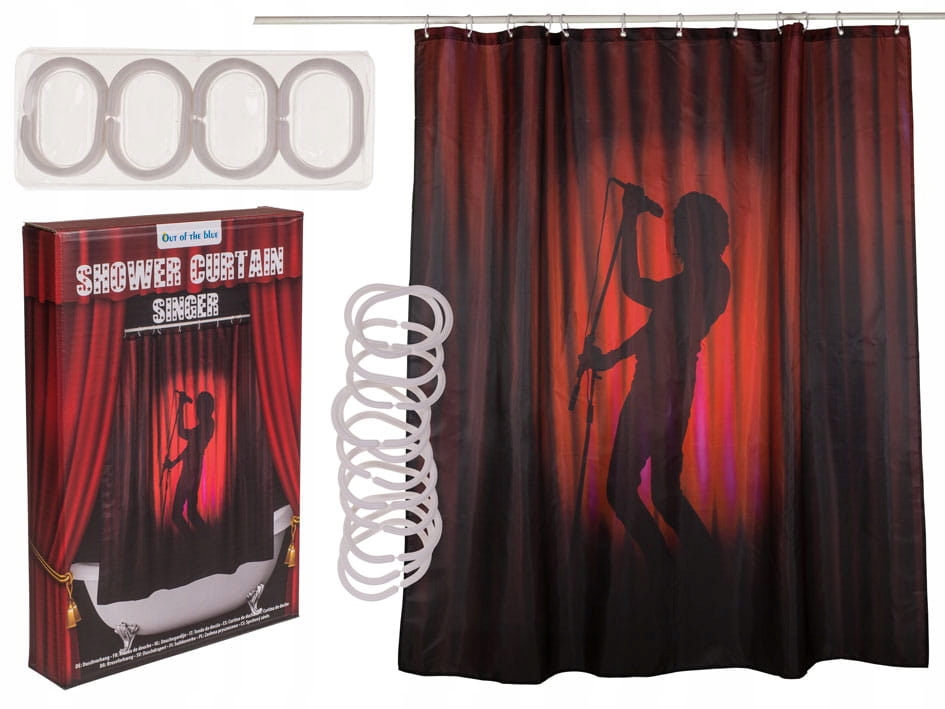 Kotara závěs do vany Stín Zpěvák zpěvák