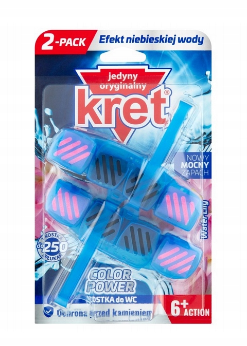 

Kret do wc zawieszka Lily barwiąca 2-pack 2x40g