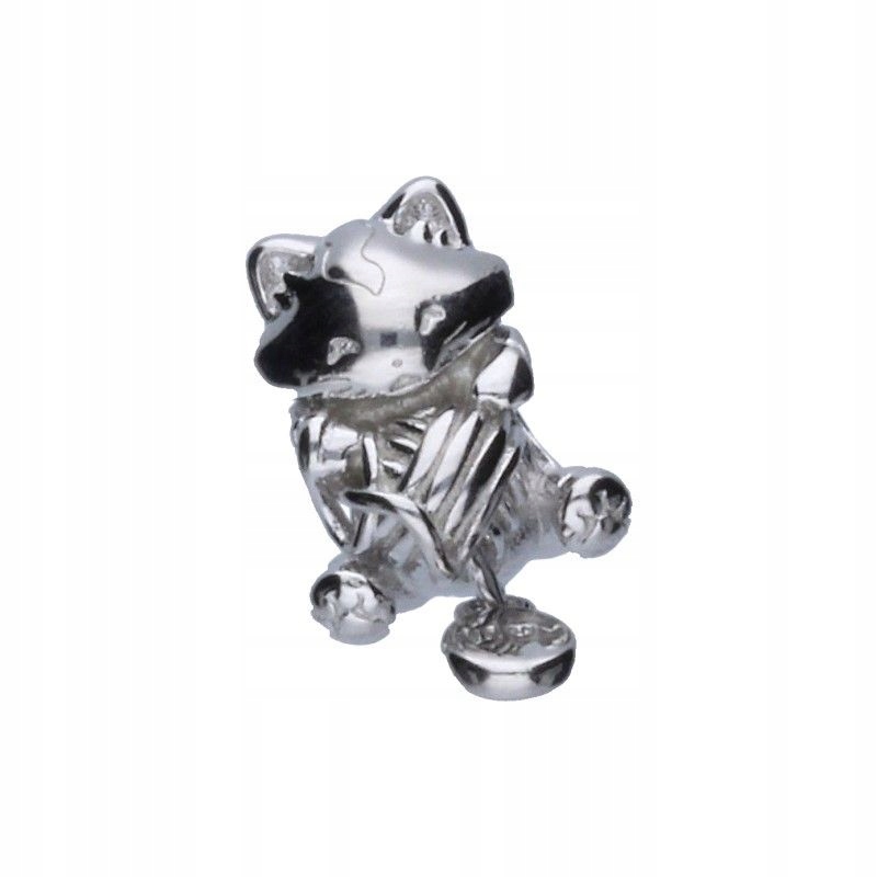 Stříbrný přívěsek Bead 925 s motivem kočičky a přívěsek na náramky 3.44 g