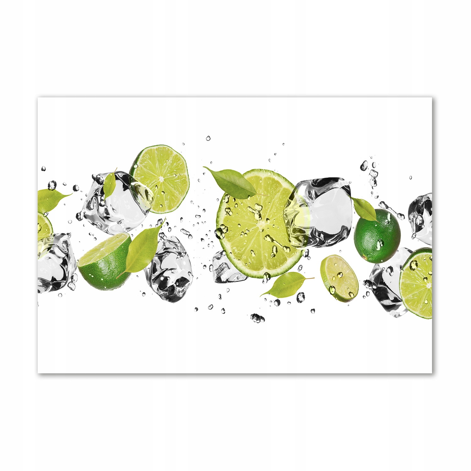 

Foto-obraz szkło hartowane Limonka i woda 100x70
