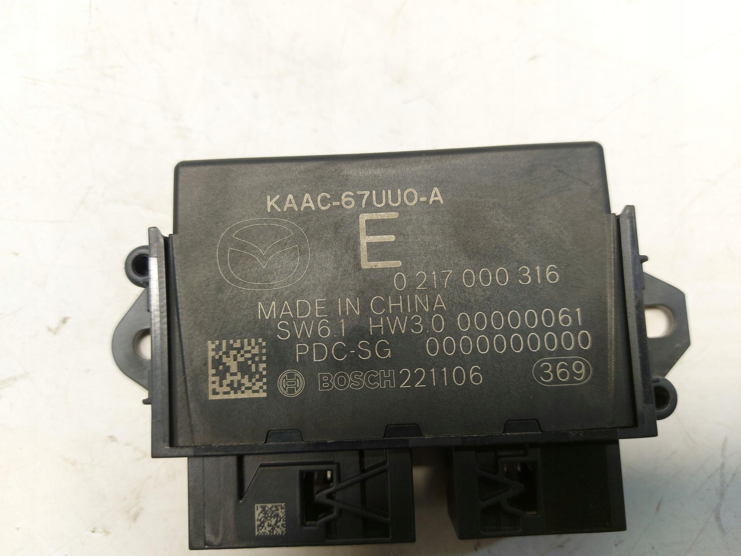 Mazda CX60 PHEV modulo Centralina parcheggio KAAC-67UU0-A