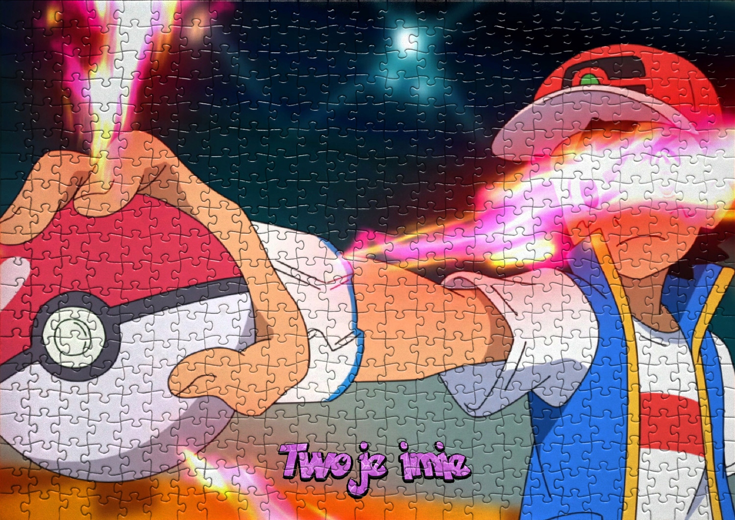 Puzzle+ imię Pokemon Detektyw Pikachu A3 252 el - RÓŻNE WZORY