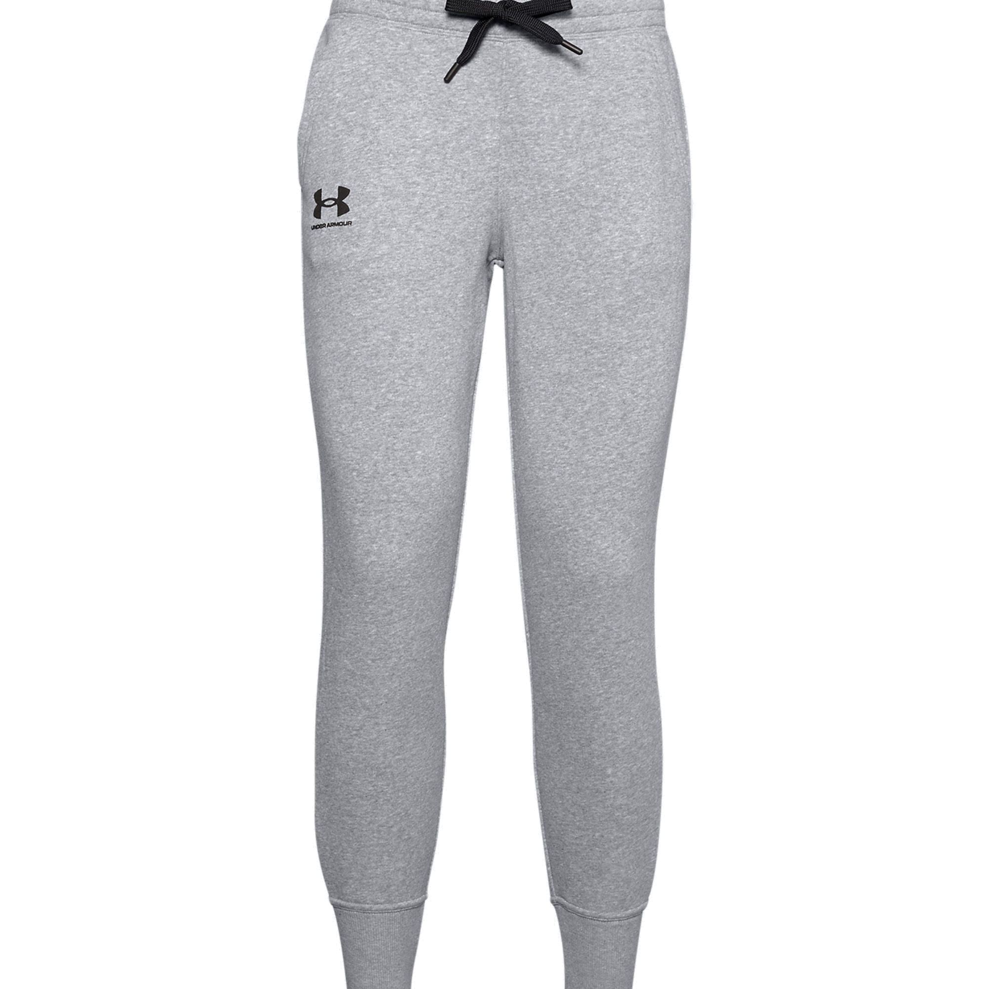 Under Armour sportovní tepláky dámské teplákové kalhoty jednoduché XL šedá
