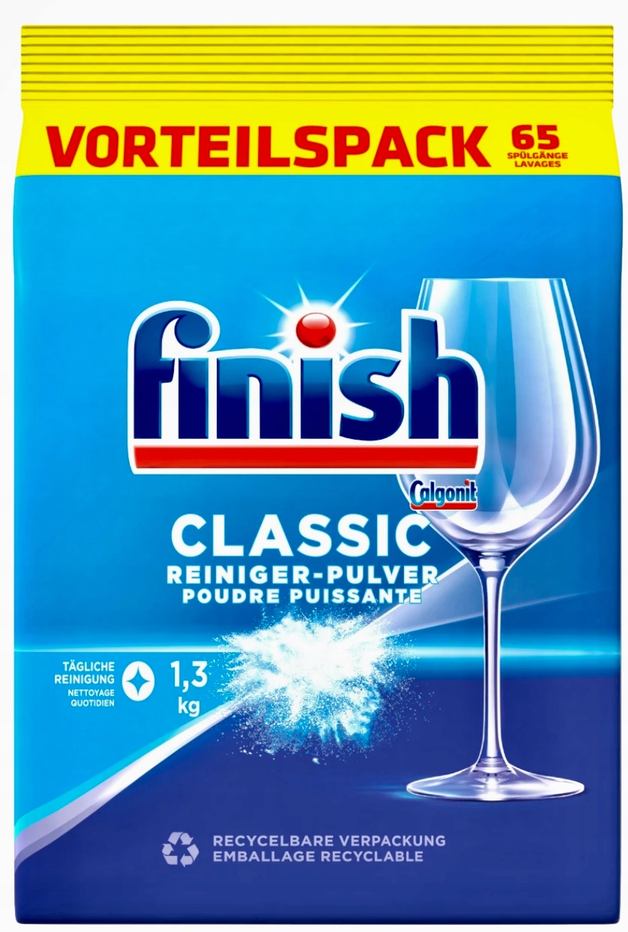Finish Pulver Classic Proszek do Zmywarki 1,3 kg — 4