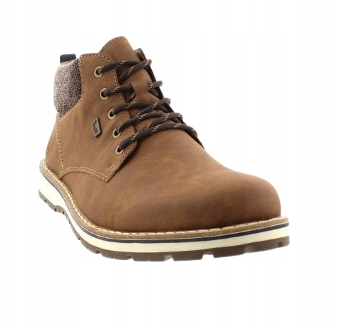Rieker Pánské Kotníkové Boty Hnědé, Nad Kotník 44 J_e