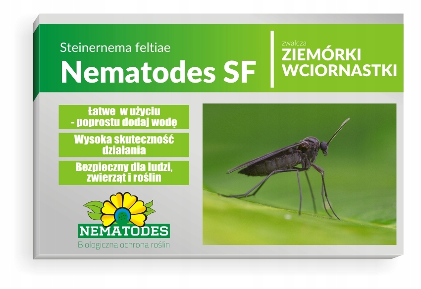 

Nematodes Sf 10 mln Nicienie na Ziemiórki na 20 m2