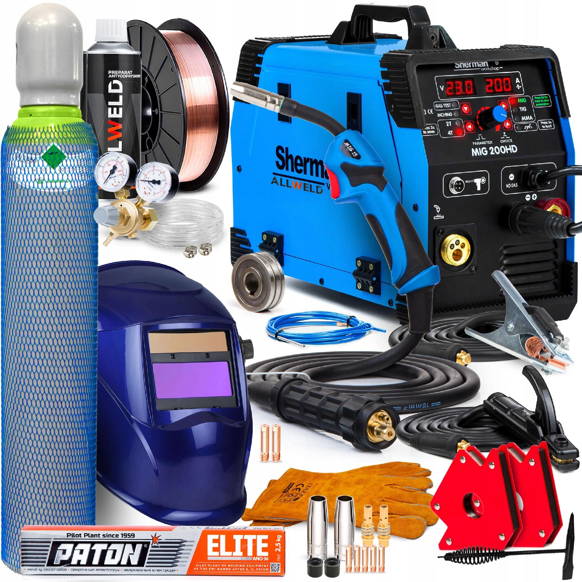 

Spawarka Migomat Mig Mag Mma Tig Sherman Synergia