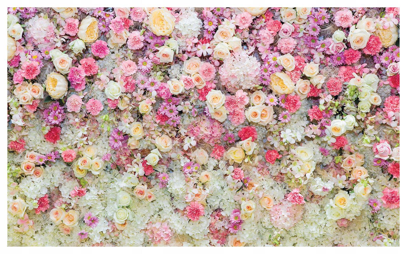 Vliesová fototapeta Růže a karafiáty exploze květin 200x140 lepidlo