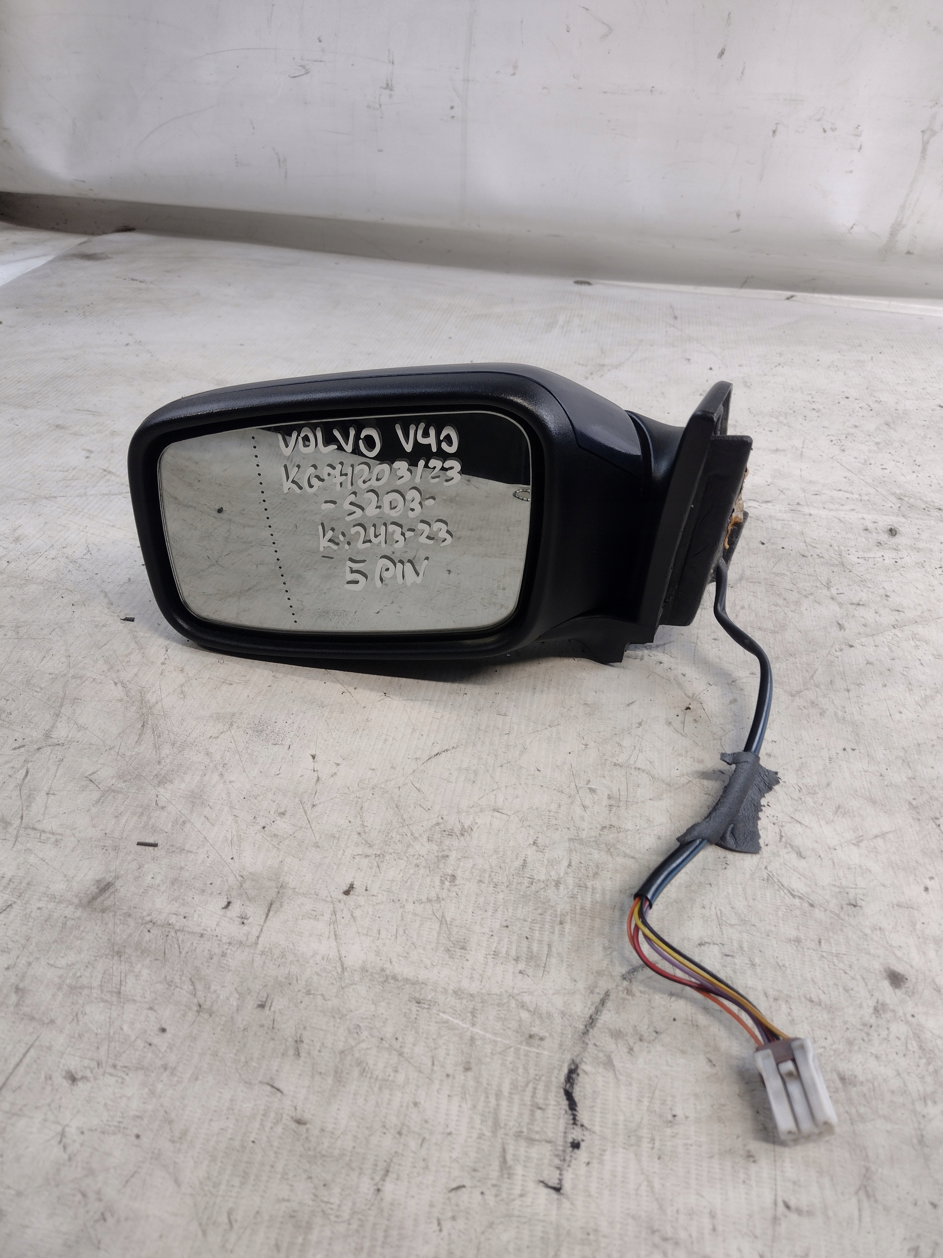 mirror left Volvo V40 lift k:243-23 5 pin