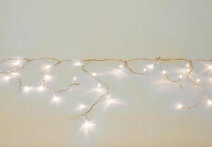 Vánoční světelný déšť 11,9 m, 600 Led, teple bílý