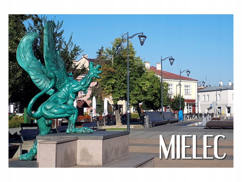 

Mielec Rynek Gryf Skwer Magnes na lodówkę